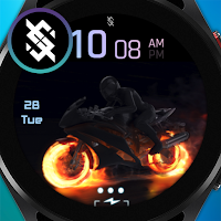 BFF6-Animation Motorcycle Fire