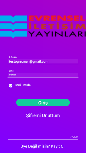 Evrensel Öğretmen Screenshot 0