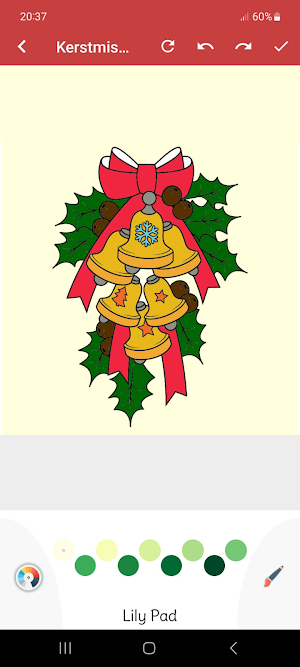 Kerstmis kleur spelletje Screenshot 3