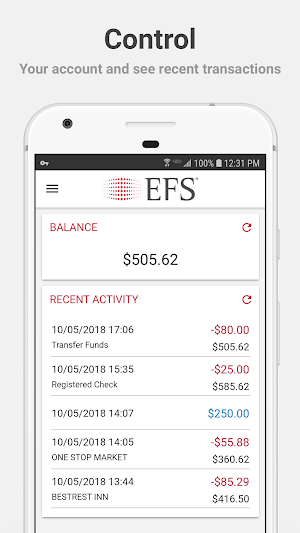 EFS PayControl Screenshot 0