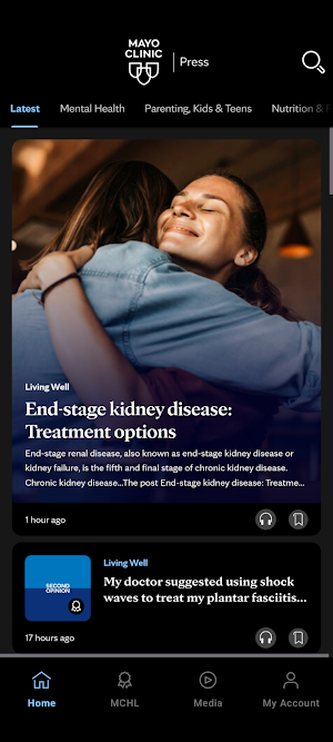 Mayo Clinic Press Screenshot 2