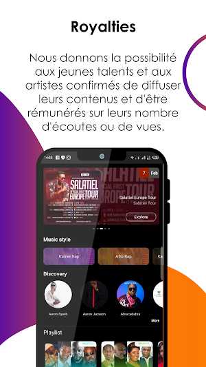 Colorfol : Streaming(Audio, Video)  Évents Screenshot 0