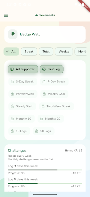 Health Diary Screenshot 2
