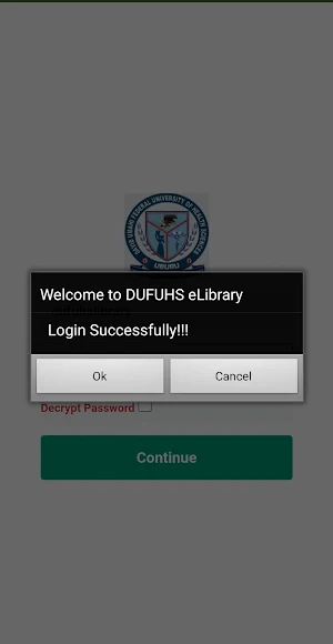 DUFUHS eLibrary Screenshot 1