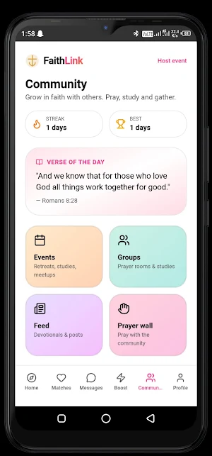 FAITH LINK Screenshot 1