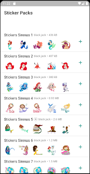 Stickers de Sirenas Screenshot 0