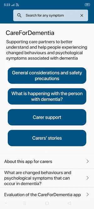 CareForDementia Screenshot 2