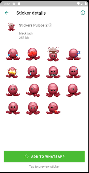 Stickers de Pulpos Screenshot 1