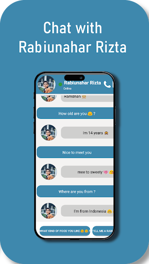 Rabiunahar Rizta : Fake Call Screenshot 2