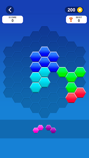 Hex Merge Lines - Block Puzzle Screenshot 1
