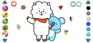 BT21 Coloring Book Screenshot 0