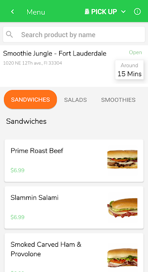 Smoothie Jungle Cafe Screenshot 1