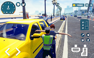 Highway Patrol Police Car Game Screenshot 2