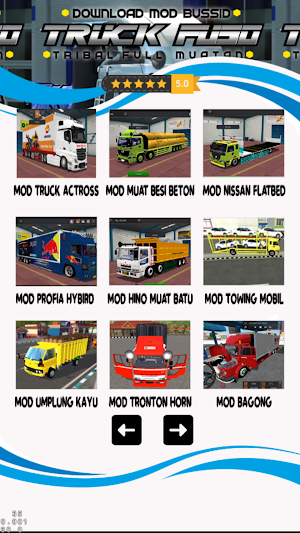 Download Mod Bussid Truck Fuso Tribal Full Muatan Screenshot 3
