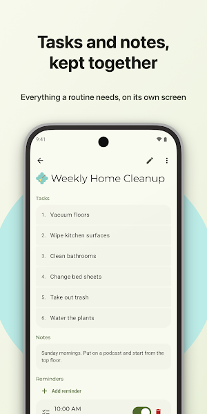 Checklist Routines Screenshot 3