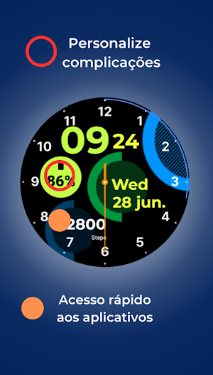 Circle Time Watch Face Screenshot 2