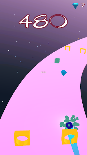Neon Ball Race Screenshot 2