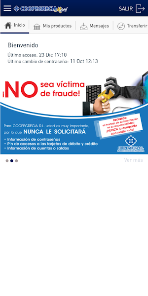 COOPEGRECIA MÓVIL Screenshot 2