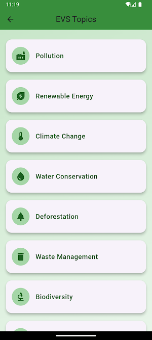 EVS PROJECTS Screenshot 1