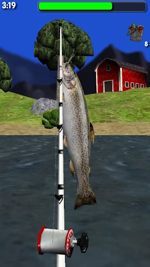 Big River Fishing 3D Lite screenshot 2