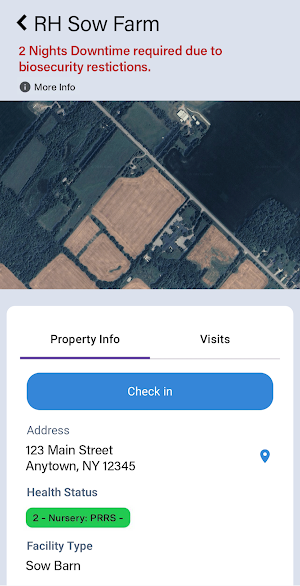 Protocol Farm Visits Screenshot 1