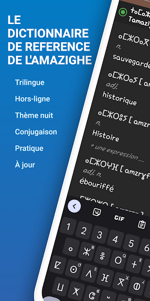 Amazigh-FR-AR Dictionary + Screenshot 0