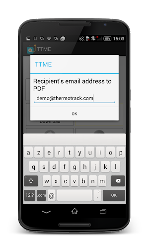 Thermotrack Mobile Edition Screenshot 2