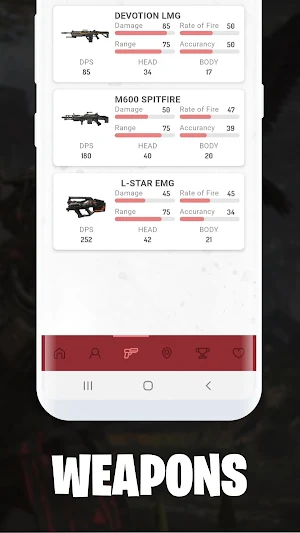 Stats for APEX Legends - Weapons, Map, Stickers Screenshot 3