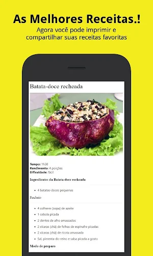 Low Carb Receitas Fáceis Screenshot 0