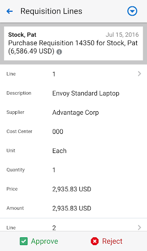 Approvals for EBS Screenshot 3