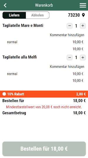 Pizza Kurier Screenshot 1
