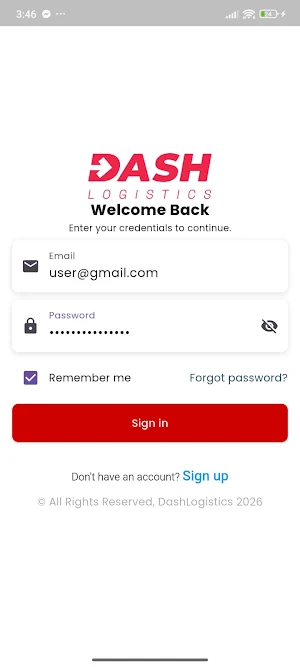 Dash Logistics Screenshot 3