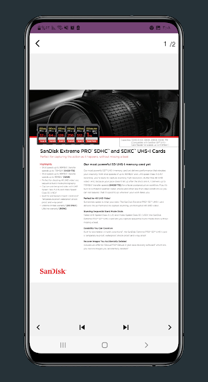 sandisk extreme pro guide Screenshot 3