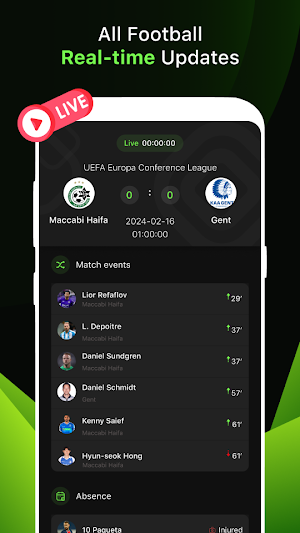 All Football Live Score & News Screenshot 2