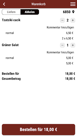 König Kebap Dornbirn Screenshot 1