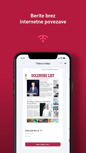 Dolenjski list Screenshot 1