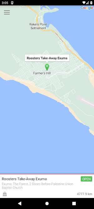 Roosters Take-Away Exuma Screenshot 1