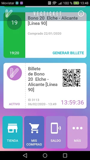 Vecticket - Y paga con móvil tus viajes de autobús Screenshot 2