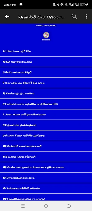 Nyimbo Cia Uguurio WomansGuild Screenshot 2