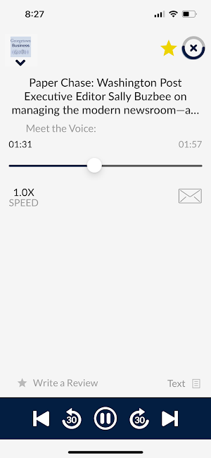 Georgetown Business Audio Screenshot 3