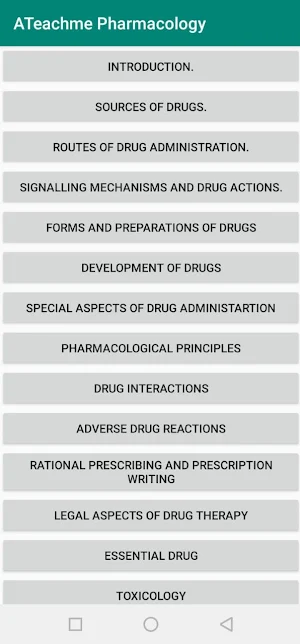 TeachMe Pharmacology Screenshot 3