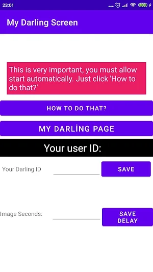 My Darling Screen Screenshot 1