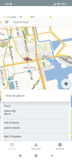 Tunis Tunisia Offline Map Screenshot 0