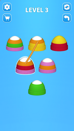 Cozy Knitting: Sort Puzzle Screenshot 0