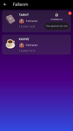 Falmaran - Kahve Falı, Tarot Screenshot 3