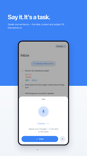 NextThing: GTD To-Do List Screenshot 0