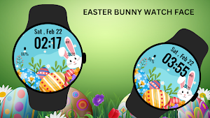 Easter Bunny Watch Face Screenshot 1