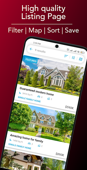 Blue Homes Screenshot 0