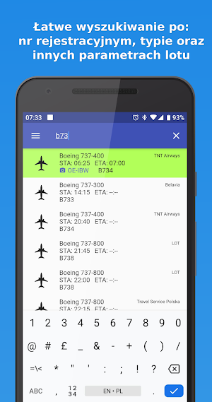 EPWA Traffic Screenshot 2