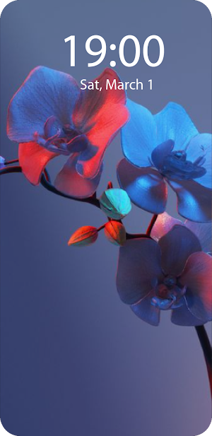 Orchid Live Wallpaper Parallax Screenshot 3
